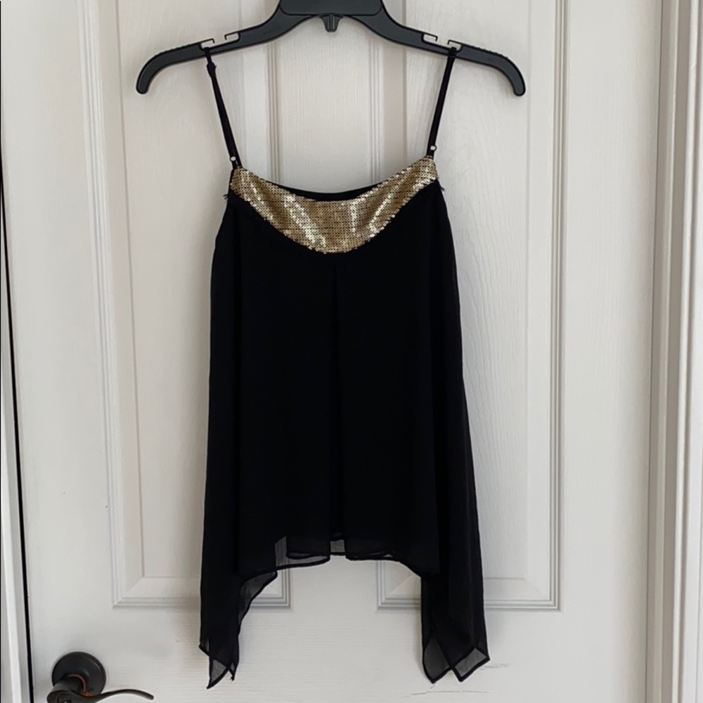 Express sequinned blouse Size M.